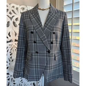 Maison d’Amelie Seersucker Plaid Blazer